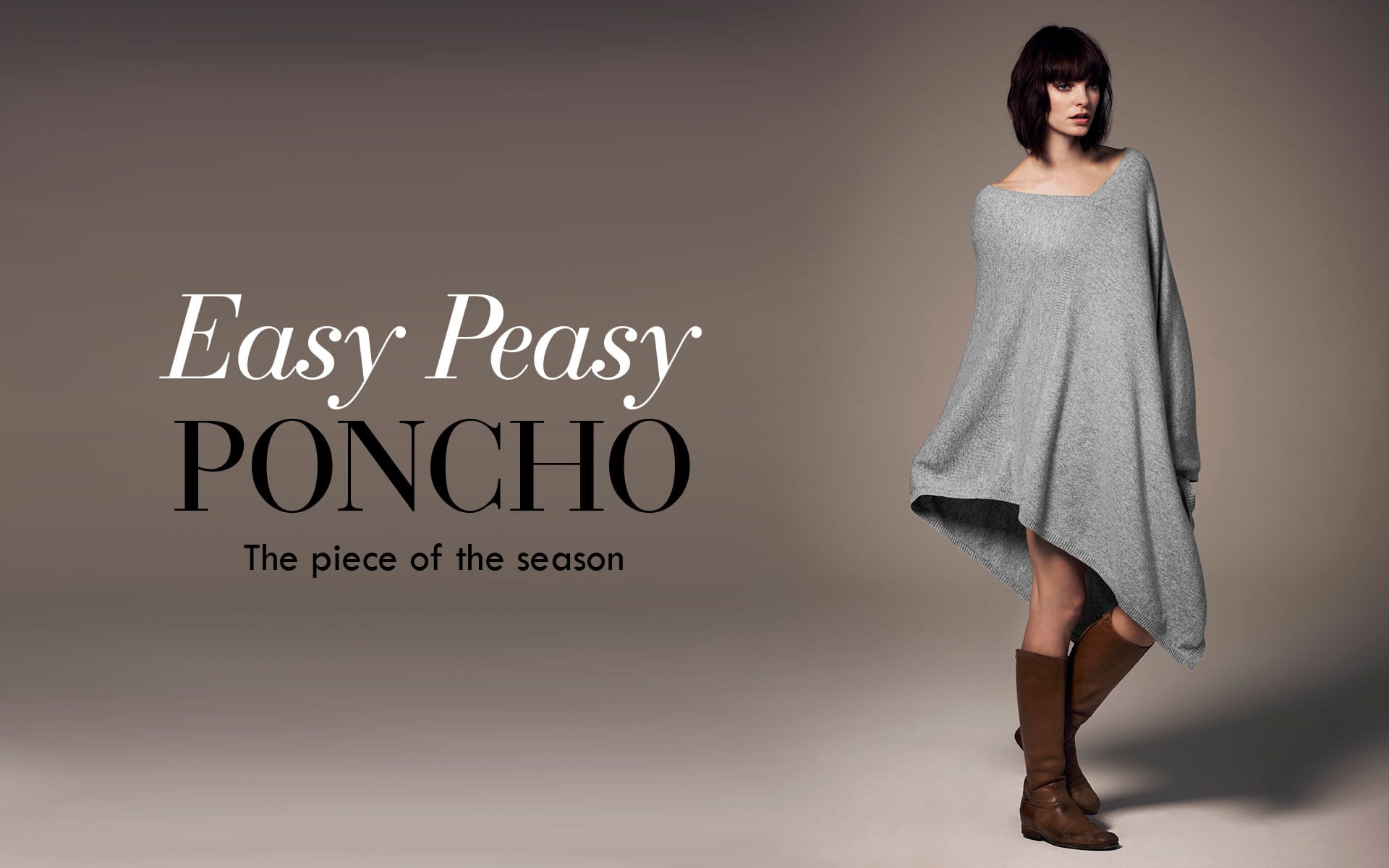 V Neck Poncho