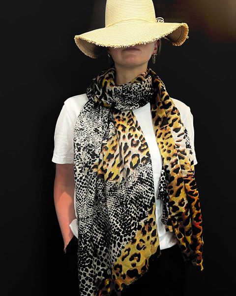 Leopard & Snakeskin Scarf