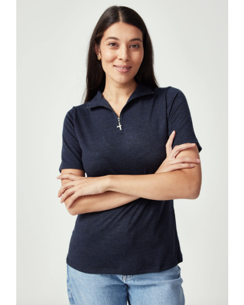 Merino Zip Tee