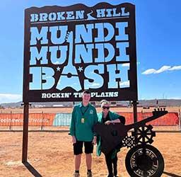 Kylie Edwards bought more than music to Broken Hill