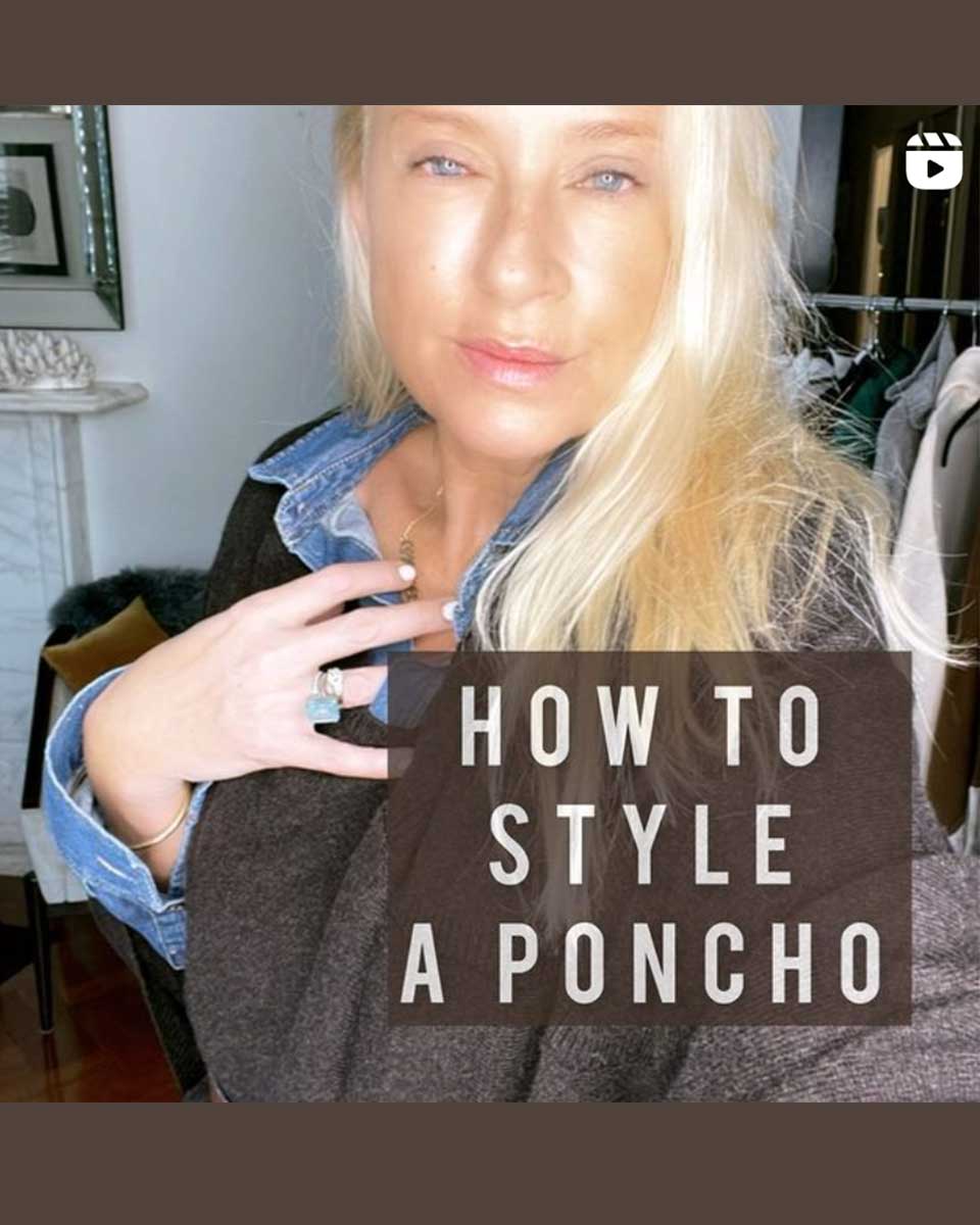 HOW TO STYLE A PONCHO